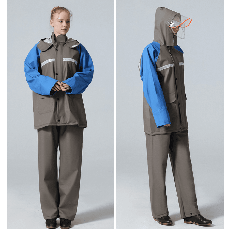 透湿ベンチレーション機能付き快適レインウェア