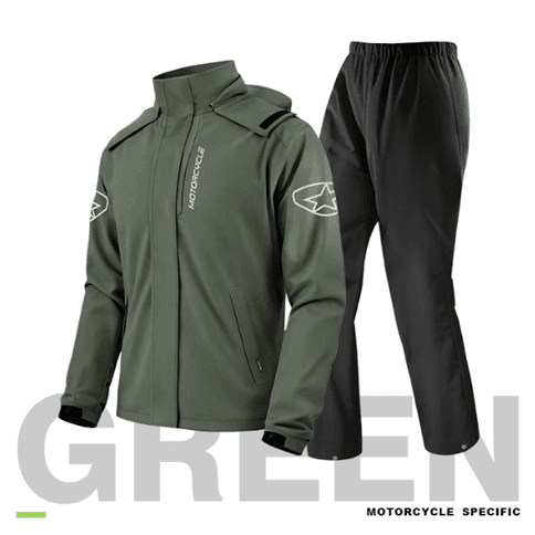 高級防水防風レインウェア