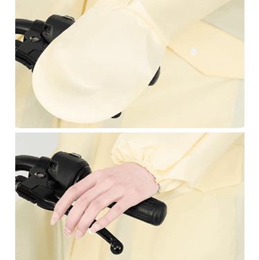 ゆったりロング丈あったかレインウェア