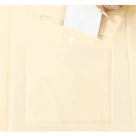 ゆったりロング丈あったかレインウェア