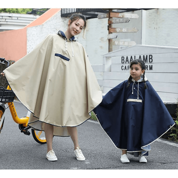 レインウェア やわらか防水ポンチョ雨衣
