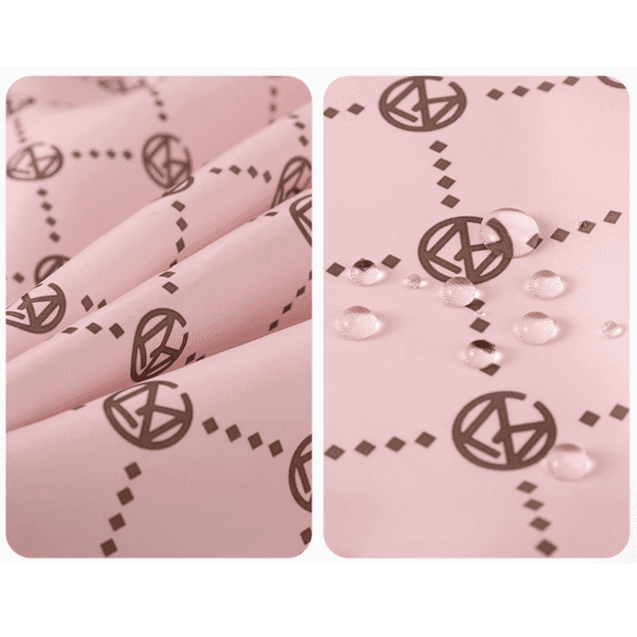 ラウンドチェック柄レインウェア