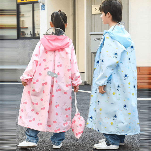 レインウェア かわいい柄のお出かけレインポンチョ