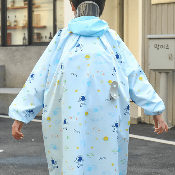 レインウェア かわいい柄のお出かけレインポンチョ