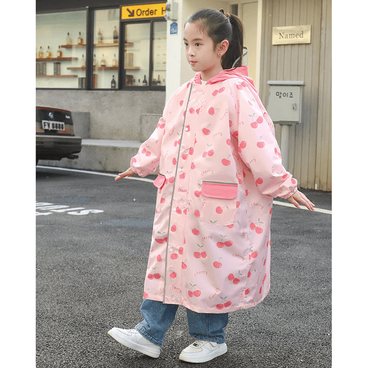 レインウェア かわいい柄のお出かけレインポンチョ