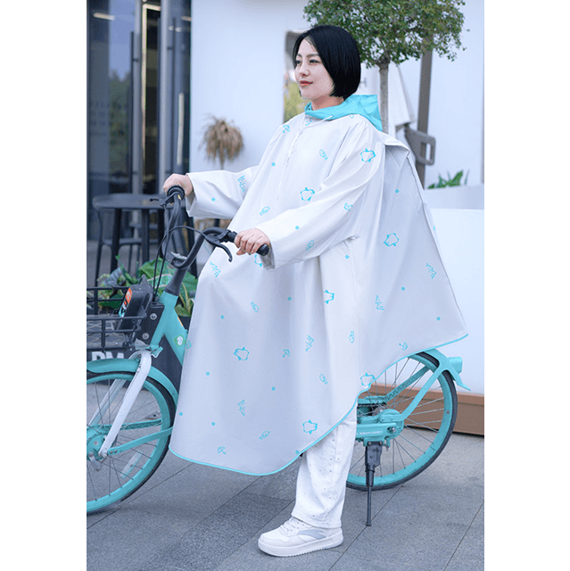 レインウェア 自転車ポンチョ型レインコート