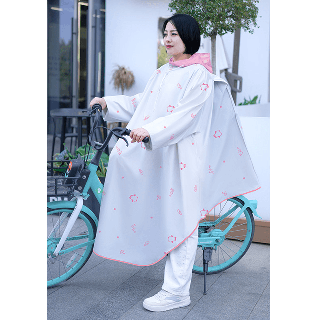 レインウェア 自転車ポンチョ型レインコート