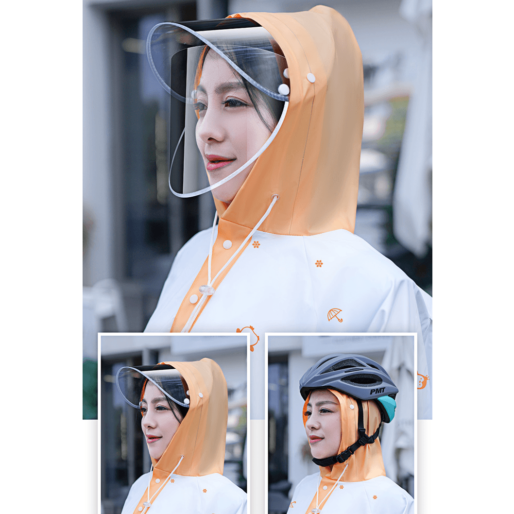 レインウェア 自転車ポンチョ型レインコート