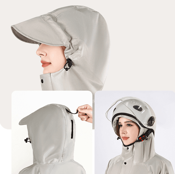 レインウェア 全身ロング バイク用雨合羽