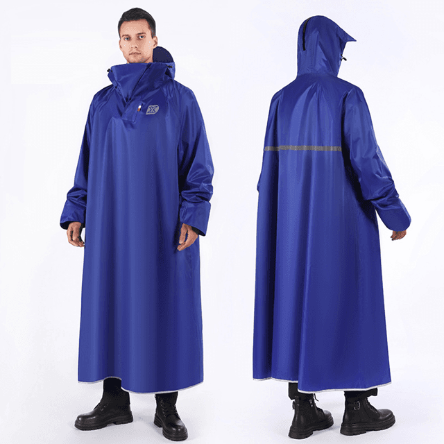 レインウェア 全身ロング バイク用雨合羽