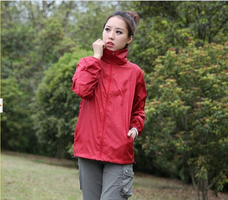 レインウェア 軽量フィット防水ジャケット