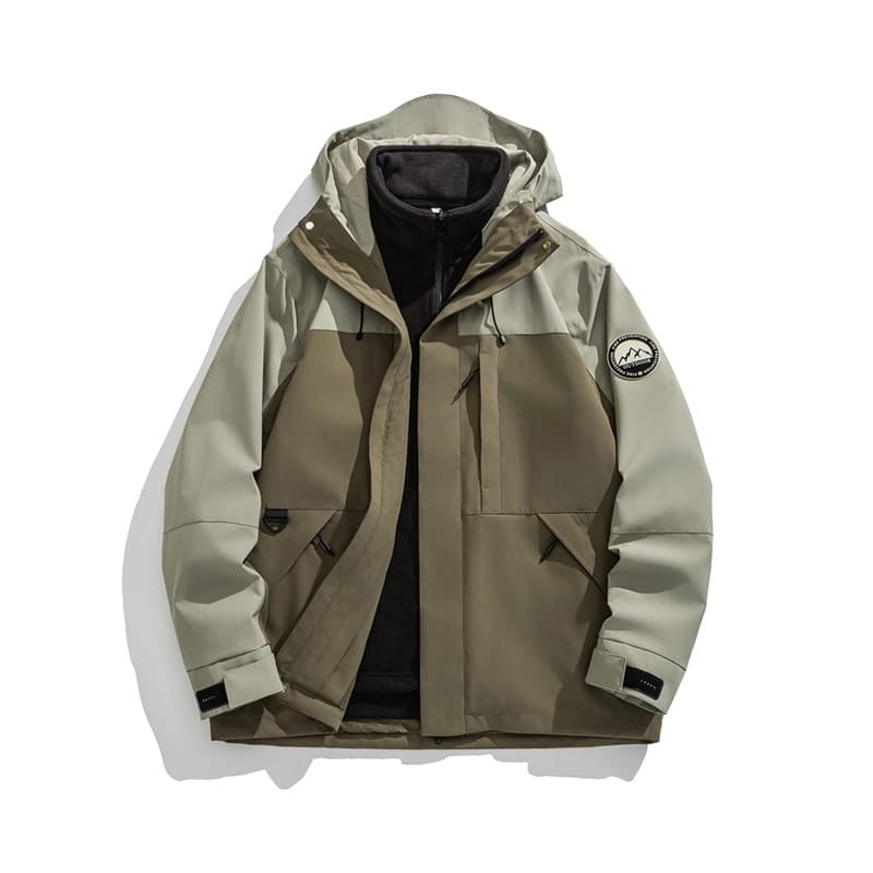 レインウェア アウトドア対応 多機能フードジャケット