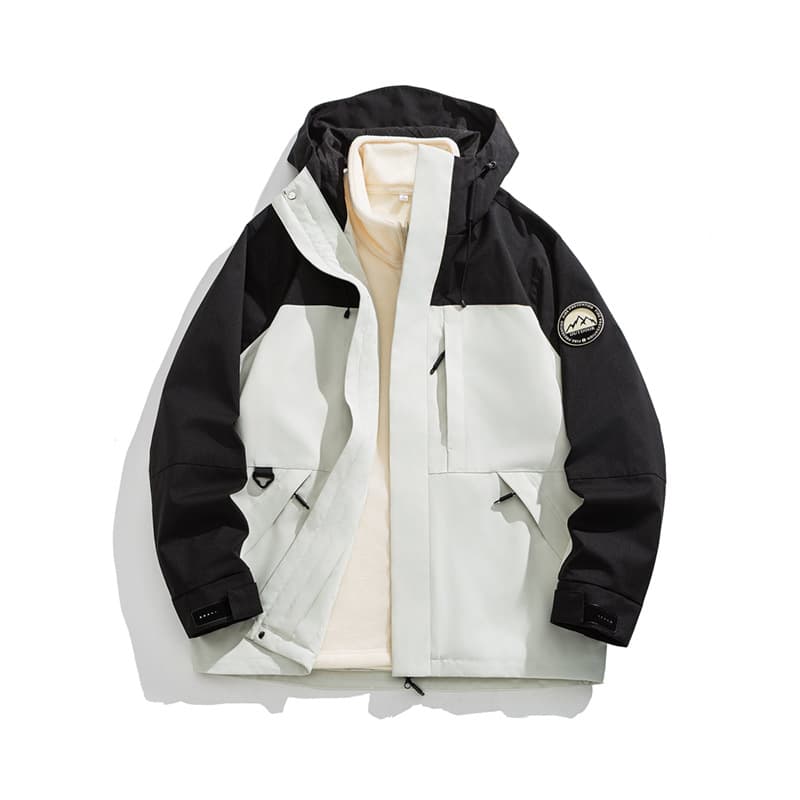 レインウェア アウトドア対応 多機能フードジャケット