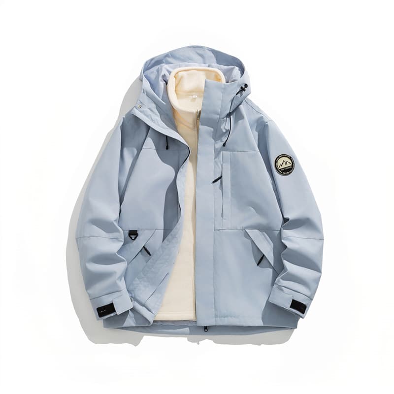 レインウェア アウトドア対応 多機能フードジャケット