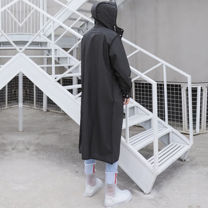 レインウェア ゆったりロング丈 防水レインコート