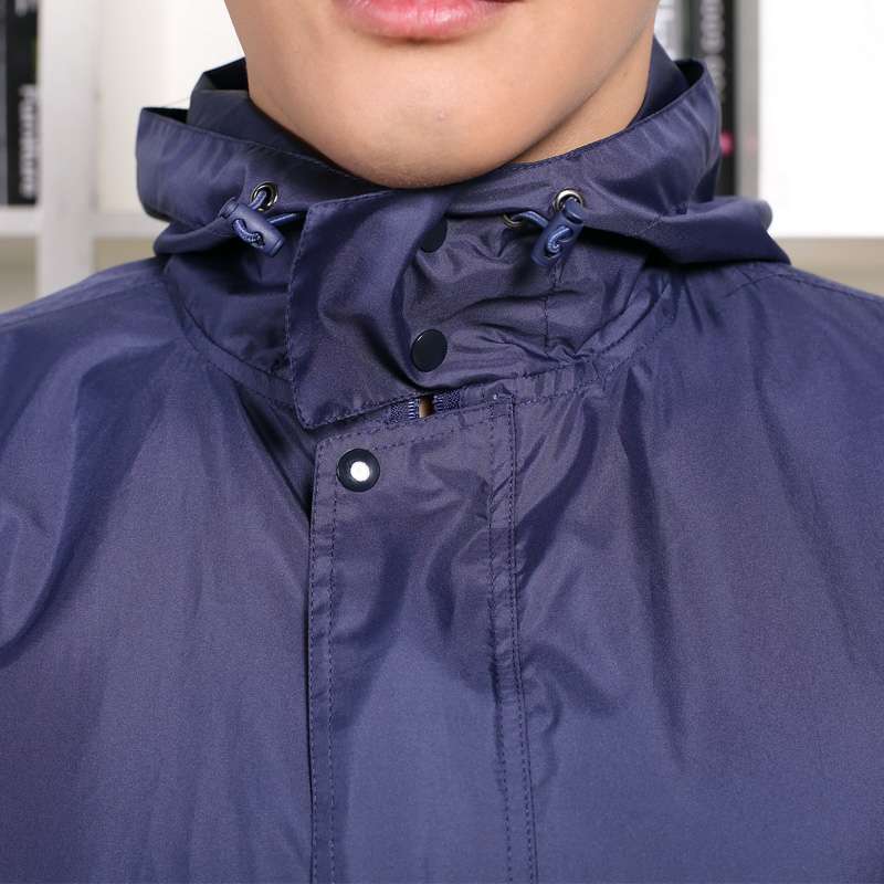 レインウェア シンプル防水ロングレインコート