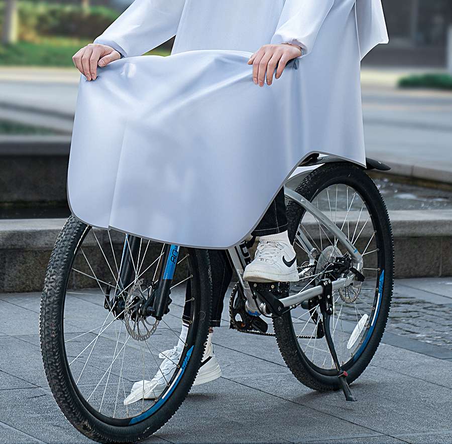 【売切】レインウェア 防水仕様 自転車専用ポンチョ