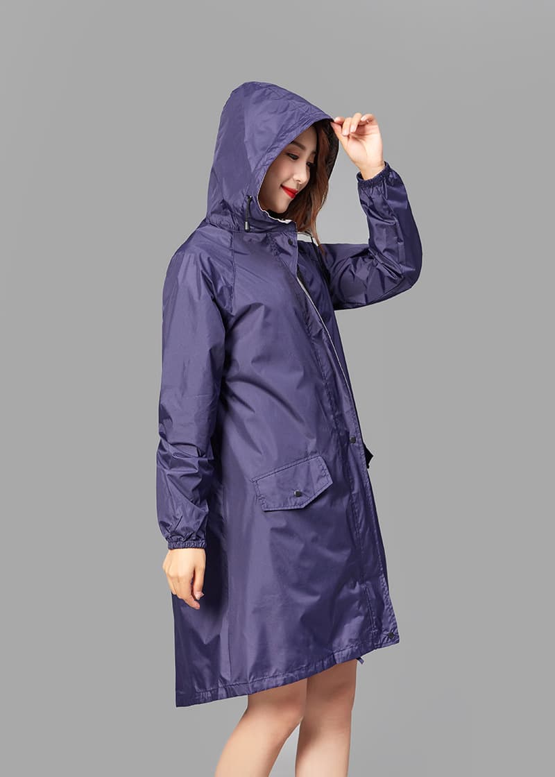 レインウェア 携帯収納できるスマート婦人用レインコート