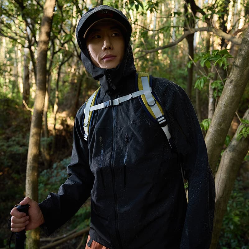 レインウェア 防水性抜群 山岳探検レインジャケット