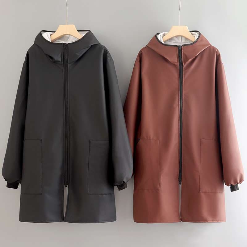 レインウェア すっきりシルエット あったかレインコート