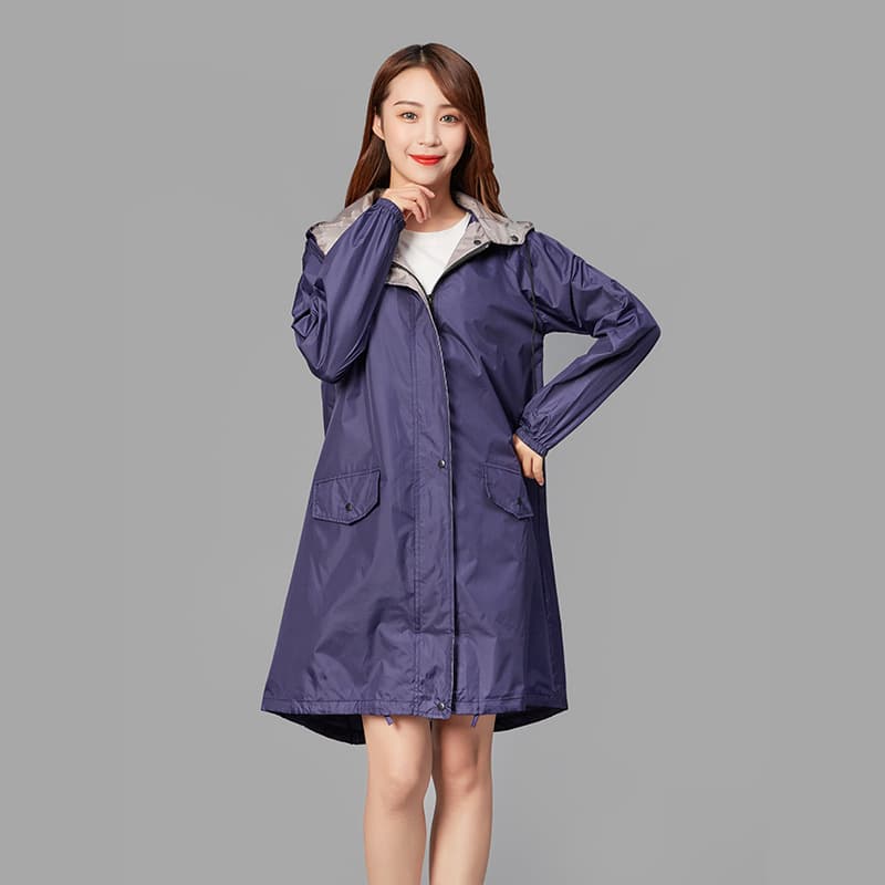 レインウェア 携帯収納できるスマート婦人用レインコート