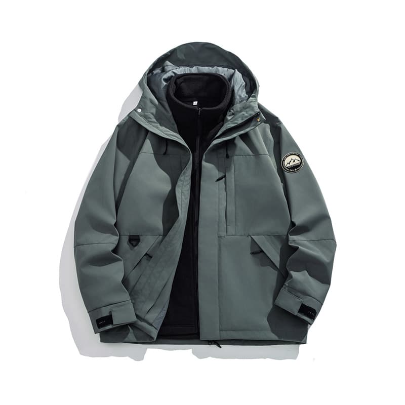 レインウェア アウトドア対応 多機能フードジャケット