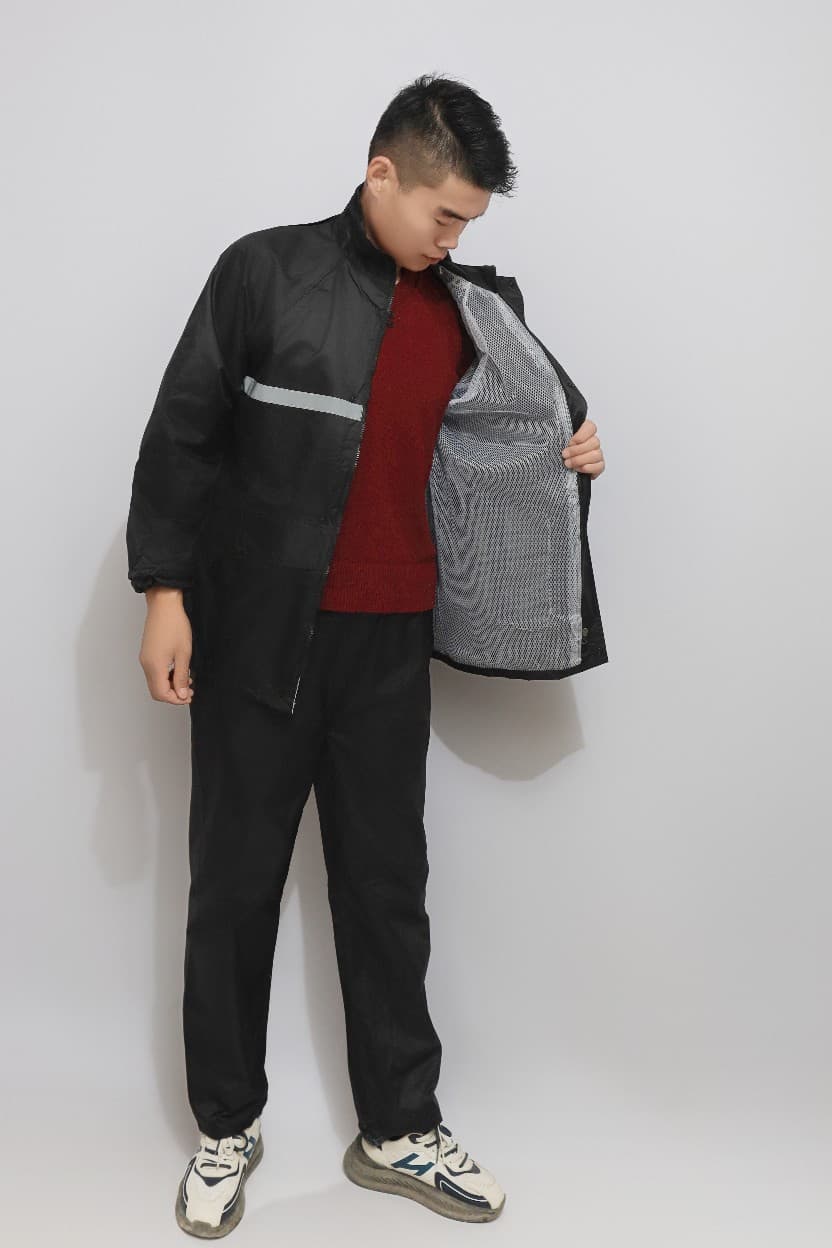 レインウェア 二重構造快適防水レインスーツ