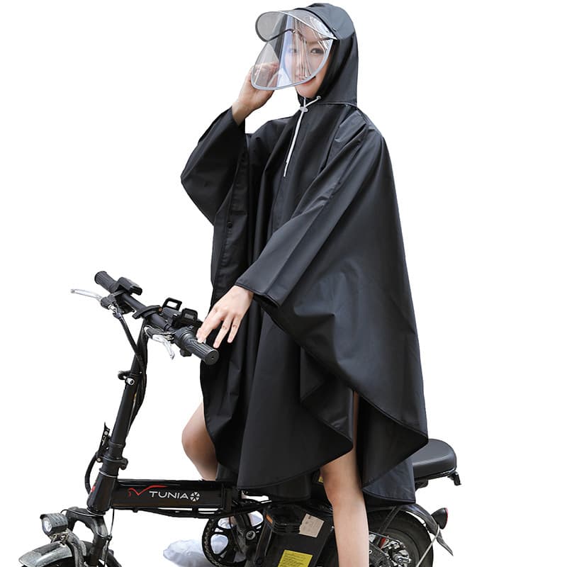 レインウェア 軽やか花びら風レインポンチョ