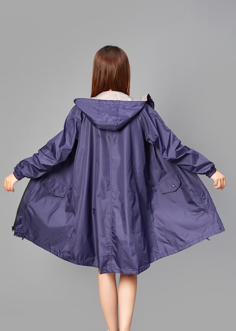 レインウェア 携帯収納できるスマート婦人用レインコート