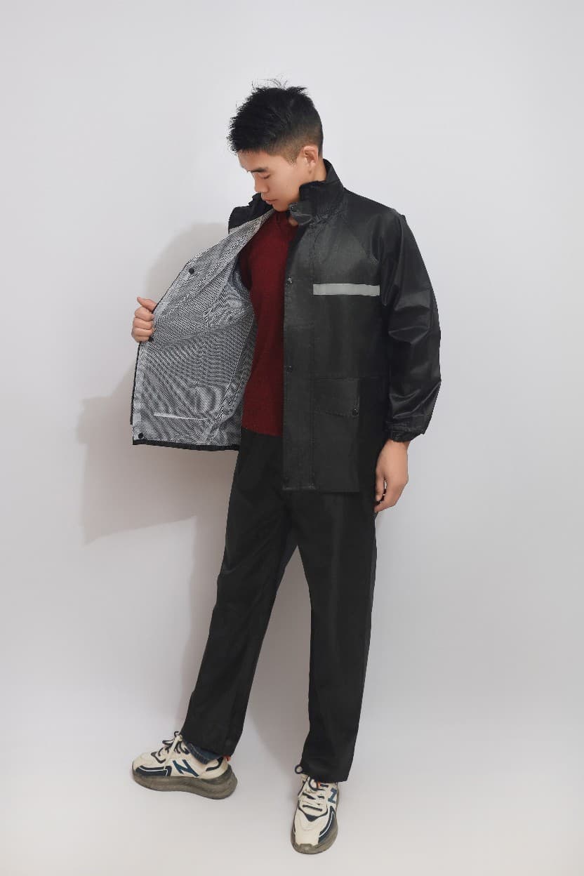 レインウェア 二重構造快適防水レインスーツ