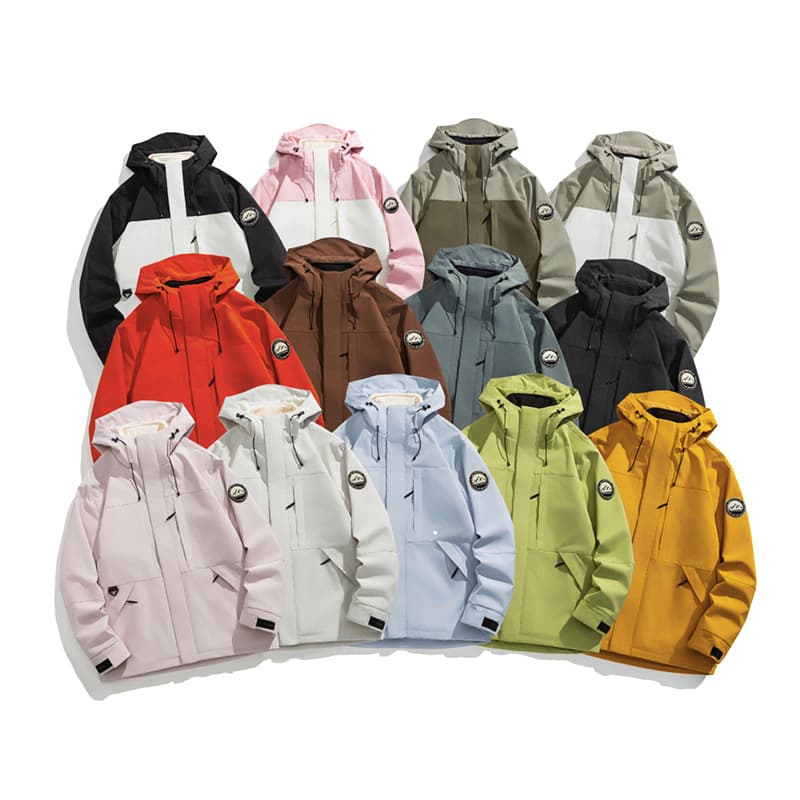 レインウェア アウトドア対応 多機能フードジャケット