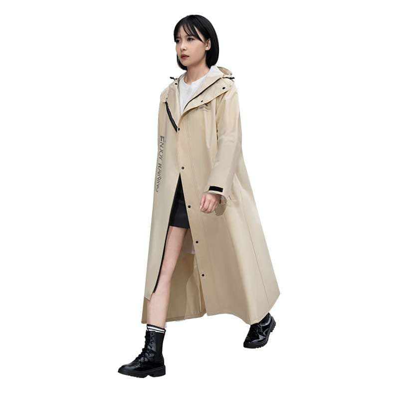 レインウェア 全天候型ロングレインコート