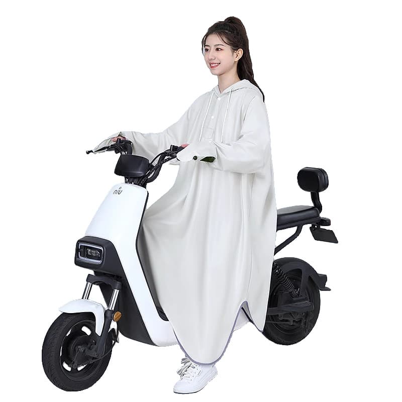 レインウェア かさばらないロング丈レインコート