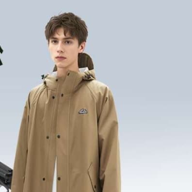 【売切】防水ロング丈ツーリングレインウェア