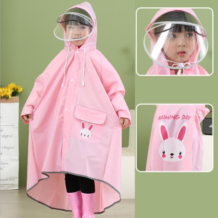 レインウェア 子供用かわいい動物柄レインコート防水雨具